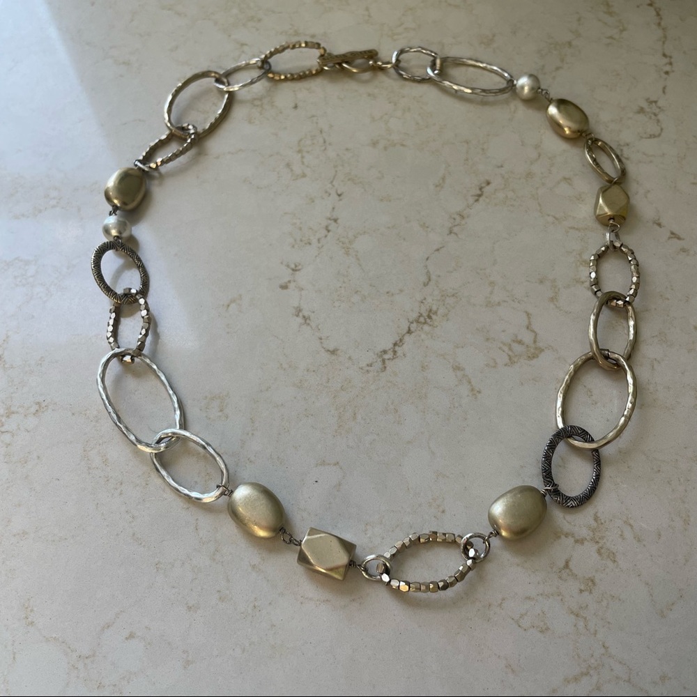 Sigrid Olsen Tow Tone Chain Necklace
